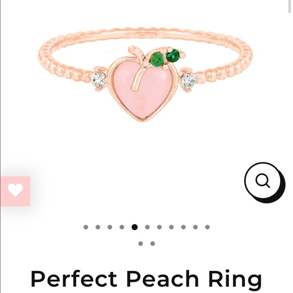 Girls Crew Peach Ring Rose Gold - Picture 3 of 4